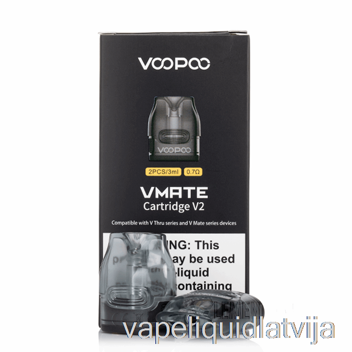 Voopoo V.thru Pro Nomaiņas Pods 0,7ohm Vmate V2 Pods Vape šķidrums